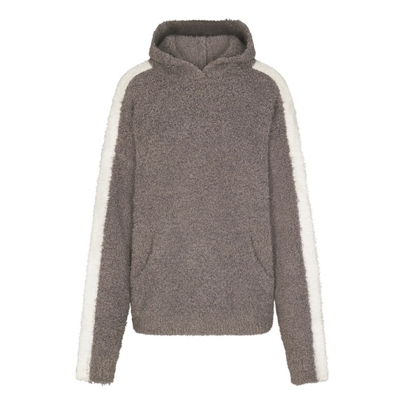 SKIMS Tops - NWT Skims Unisex Knit Hoodie Grey Chalk Multi Size Small / Medium